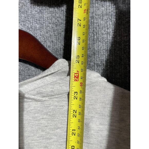 Fabletics Hoodie Sweatshirt Womens XXS Gray Lightweight Jersey Pullover Basic - Picture 4 of 7